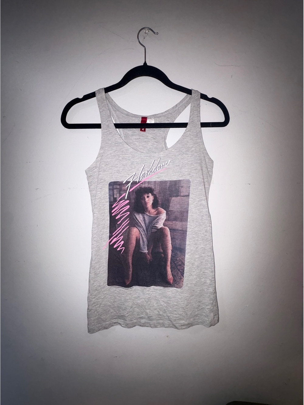 H&M Divided Flashdance Graphic Tank Top